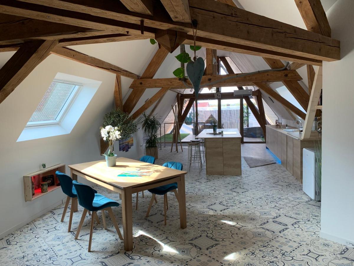 Apartamento Nid De Cigogne Illhaeusern Exterior foto